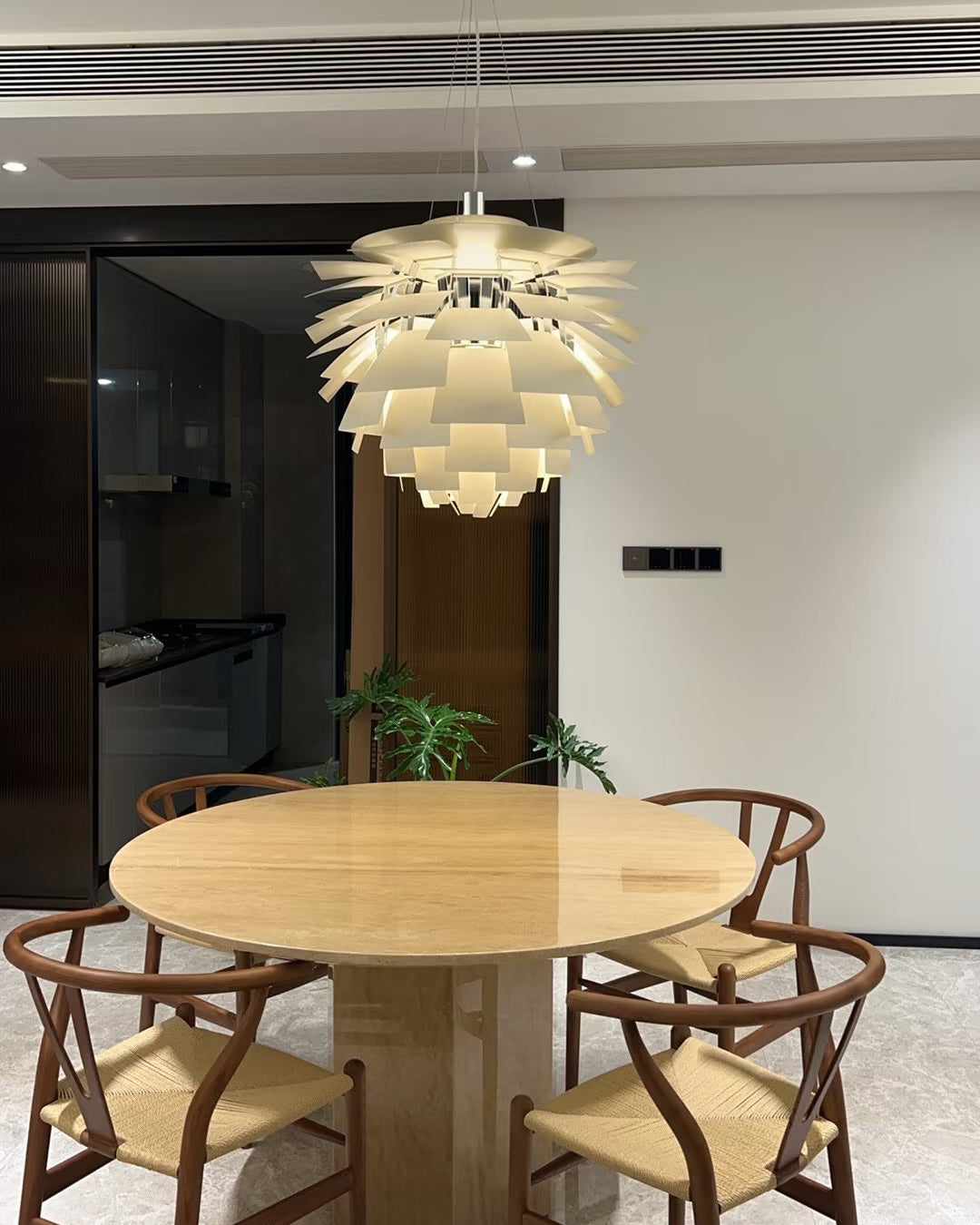 19 Inch Pinecone Pendant Light