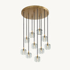 24 Inch Clear Crystal Cube Cascading Chandelier – Cubice