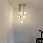 18 Inch Amber Crystal Cube Cascading Chandelier – Cubice