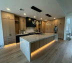 37 Inch Seeded Glass Raindrop Rectangular Chandelier - Soltaire