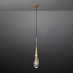 5 Inch Teardrop Glass Pendant Light – Meteor