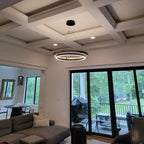 39 Inch Oak Ring LED Chandelier - Grace