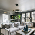 39 Inch Oak Ring LED Chandelier - Grace