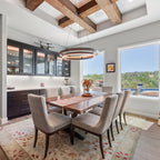 39 Inch Oak Ring LED Chandelier - Grace