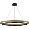 48 Inch Oak Ring LED Chandelier - Grace