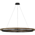 60 Inch Oak Ring LED Chandelier - Grace
