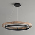 31 Inch Oak Ring LED Chandelier - Grace