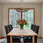 31 Inch Oak Ring LED Chandelier - Grace