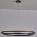 48 Inch Walnut Ring LED Chandelier - Grace
