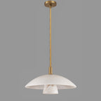 16 Inch Cloche Alabaster Pendant Light - Bloom