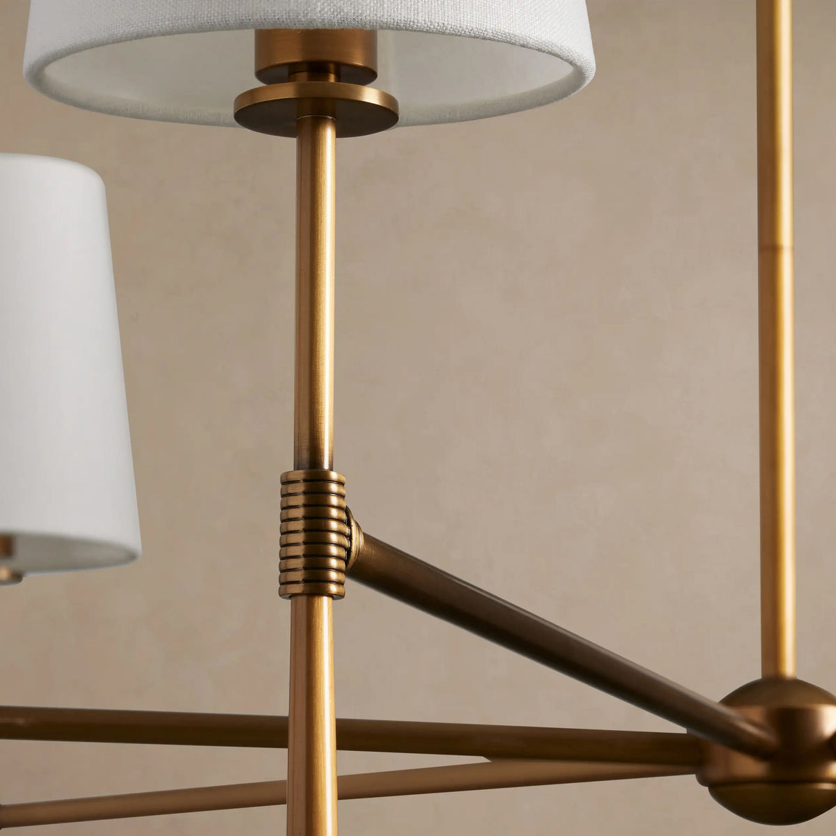 107 cm Fabric Shade Chandelier - Rhodes