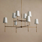122 cm 2-Tier Fabric Shade Chandelier - Rhodes