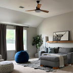 52-Zoll-Deckenventilator mit drei Eichenflügeln, leise und dimmbar – Timberline