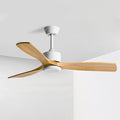 52 Inch Three Oak Blade Quiet Ceiling Fan - Timberline