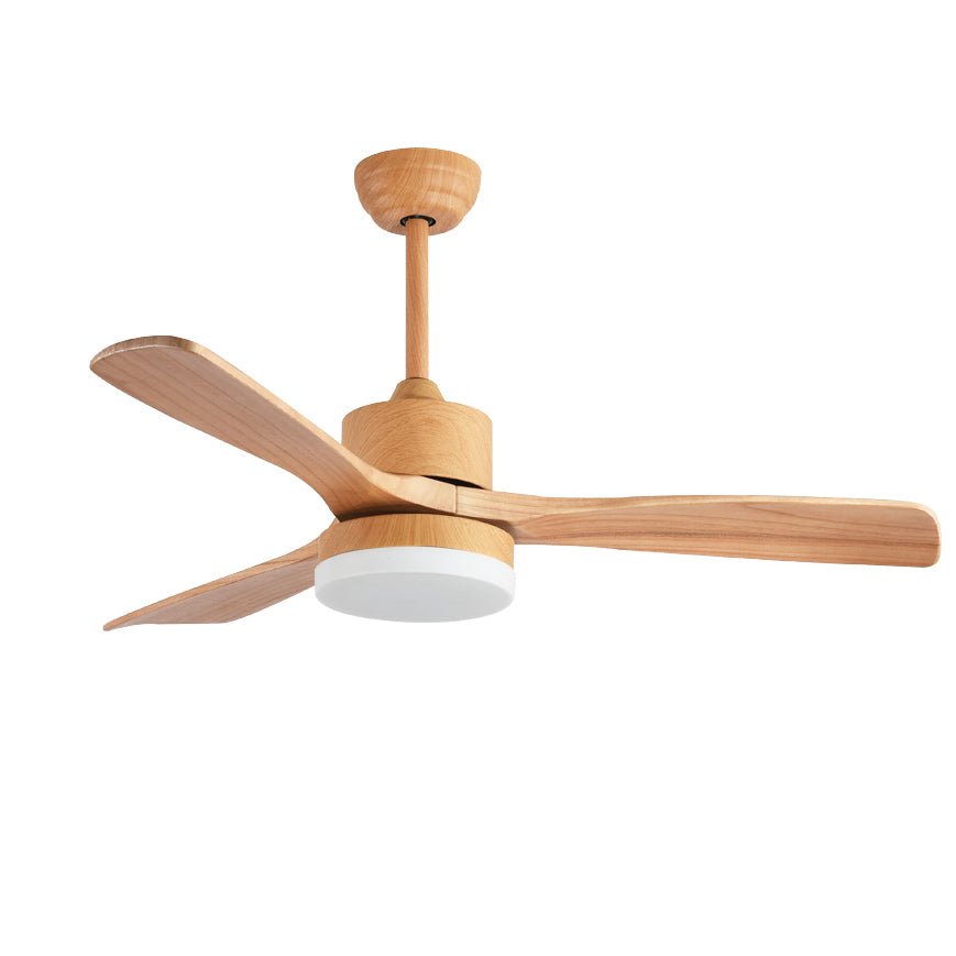 42 Inch Three Oak Blade Quiet Ceiling Fan with Dimmable Light - Timberline
