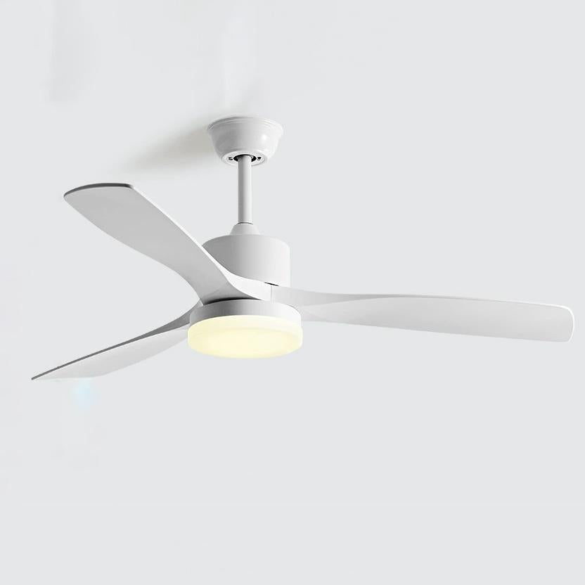 42 Inch Three Wood Blade Quiet Ceiling Fan with Dimmable Light - Timberline