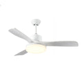 52 Inch Three Wood Blade Quiet Ceiling Fan with Dimmable Light - Timberline