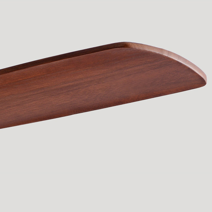 52 Inch Three Walnut Blade Quiet Ceiling Fan with Dimmable Light - Timberline