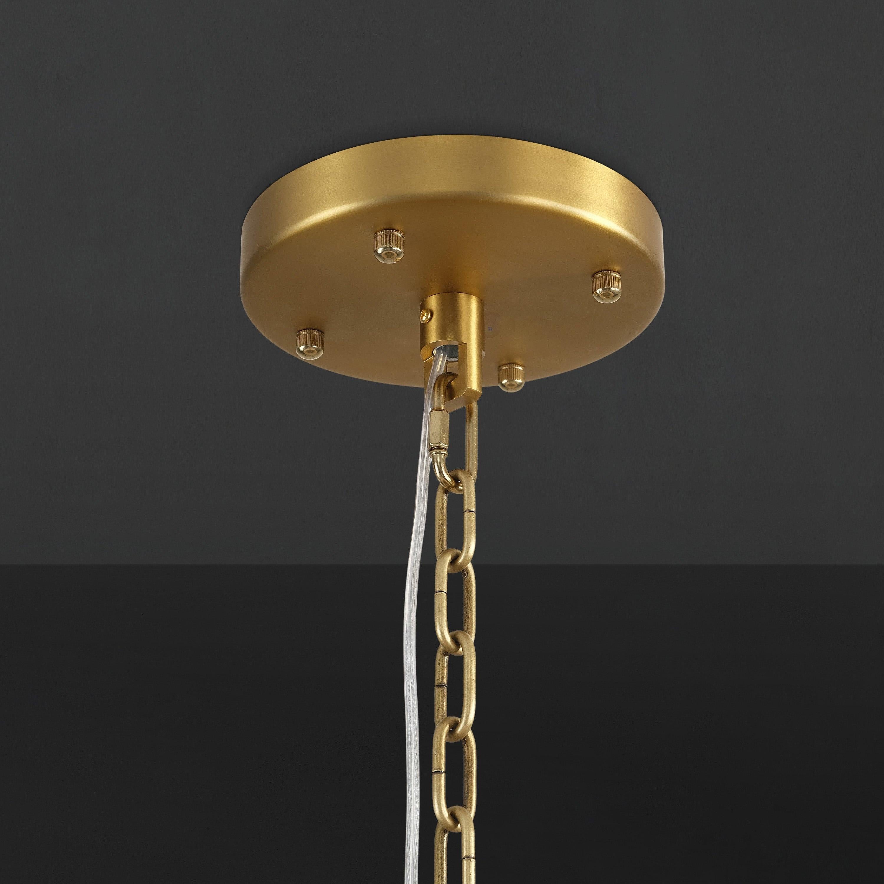 60 Inch Alabaster Round Chandelier - San Marco