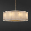 48 Inch Alabaster Round Chandelier - San Marco