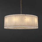 48 Inch Alabaster Round Chandelier - San Marco