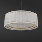 48 Inch Alabaster Round Chandelier - San Marco