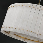48 Inch Alabaster Round Chandelier - San Marco