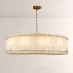 60 Inch Alabaster Round Chandelier - San Marco