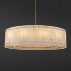 60 Inch Alabaster Round Chandelier - San Marco