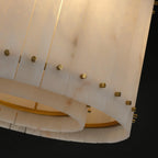 22 Inch Alabaster Round Chandelier - San Marco