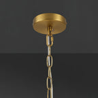 22 Inch Alabaster Two-Tier Chandelier - San Marco