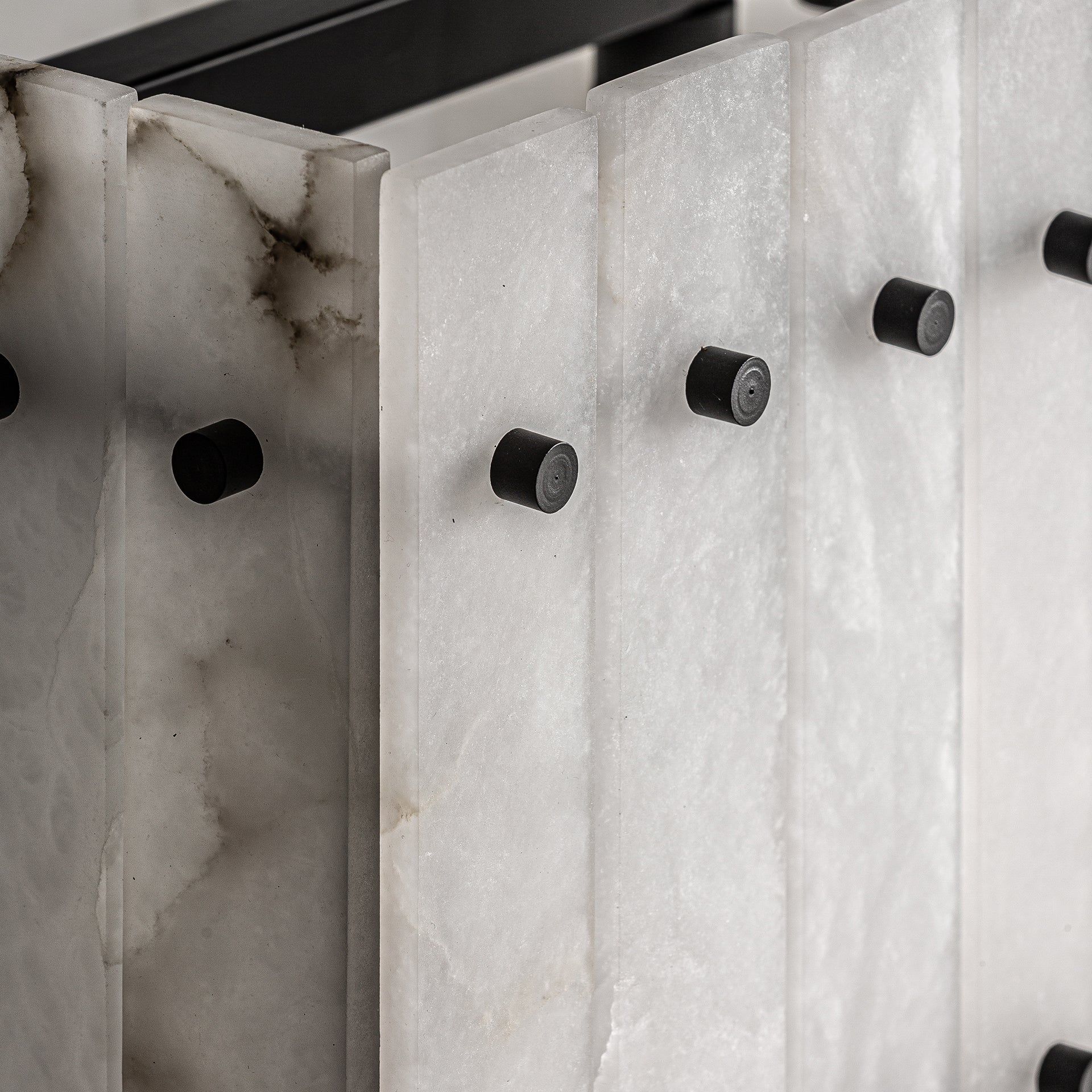 54 Inch Alabaster Rectangular Chandelier - San Marco