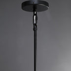 10 Inch Ribbed Glass Dome Pendant Light - Machinist