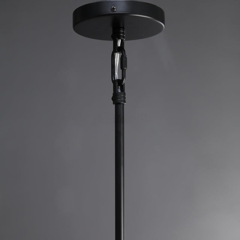 10 Inch Ribbed Glass Dome Pendant Light - Machinist