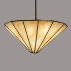 60 Inch Alabaster Umbrella Chandelier - Lucette