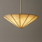 36 Inch Alabaster Umbrella Chandelier - Lucette