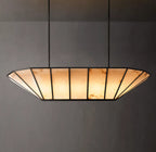 74 Inch Umbrella Linear Alabaster Chandelier - Lucette