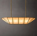 52 Inch Umbrella Linear Alabaster Chandelier - Lucette