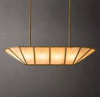 52 Inch Umbrella Linear Alabaster Chandelier - Lucette
