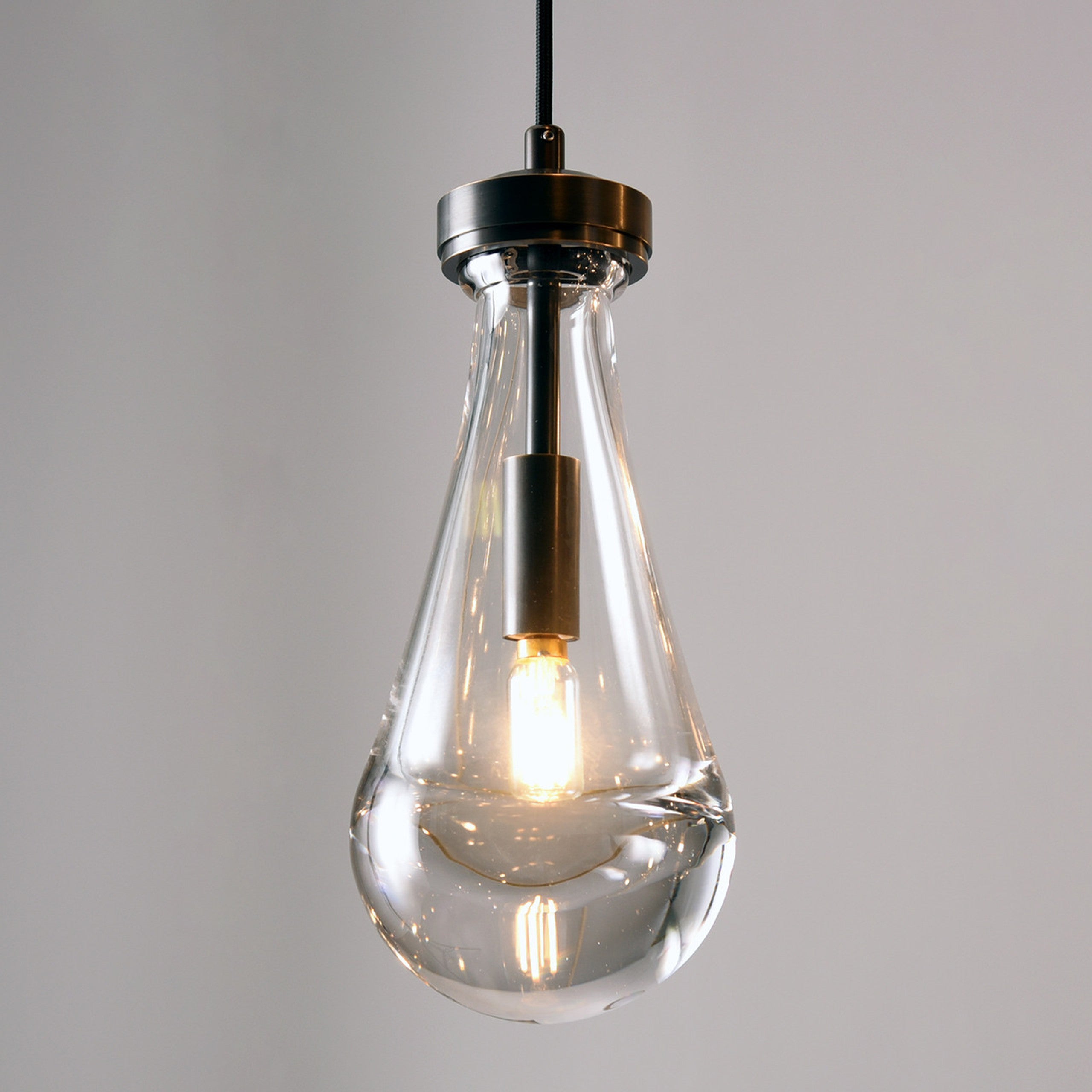 Raindrop Glass Pendant Light – Ava