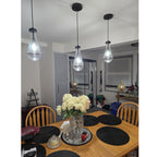 Raindrop Glass Pendant Light – Ava