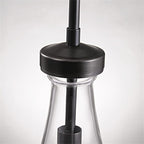 5 Inch Raindrop Glass Rod Pendant Light – Lachryma