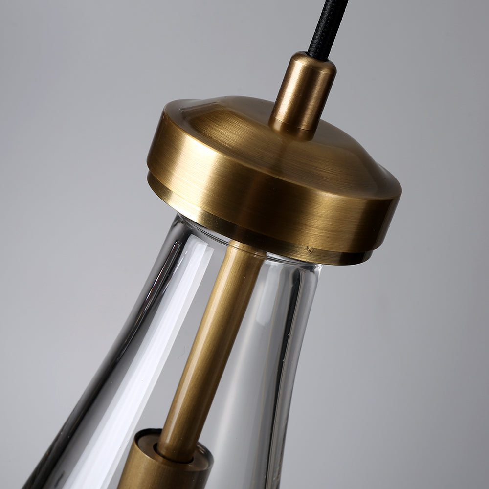 5 Inch Raindrop Glass Pendant Light – Ava