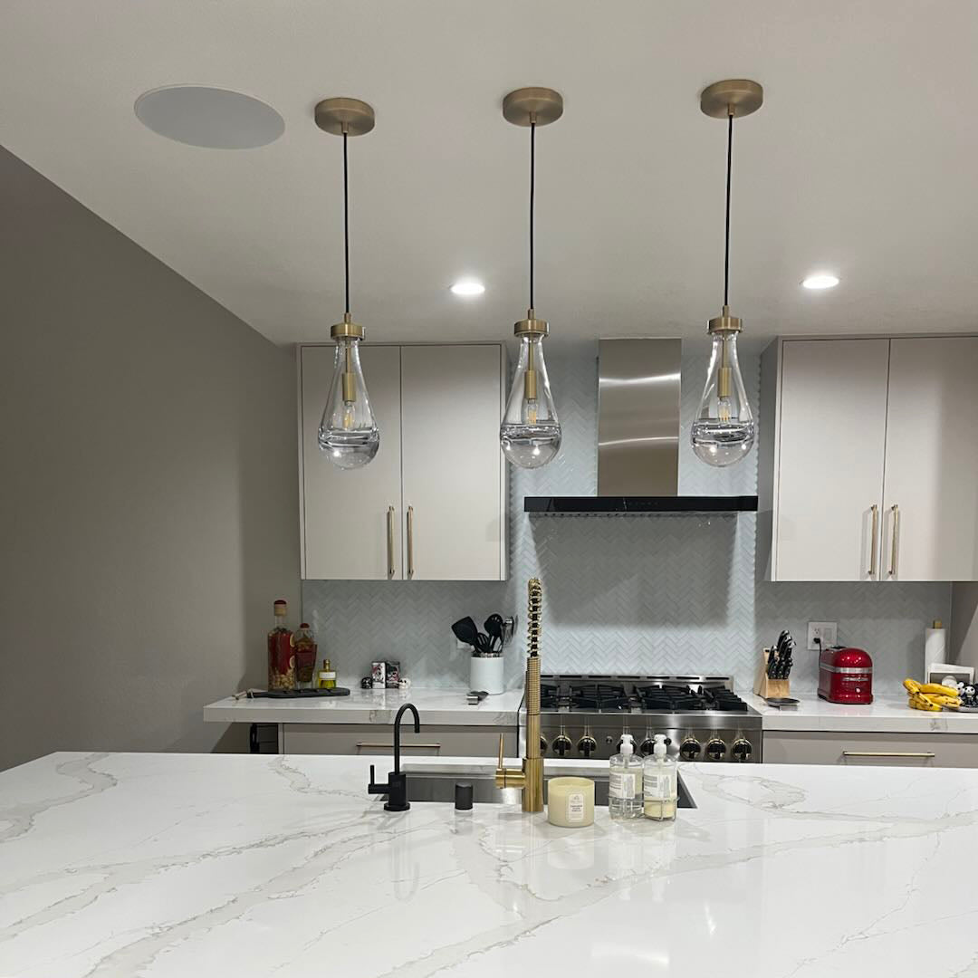 5 Inch Raindrop Glass Cord Pendant Light – Lachryma