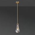 5 Inch Raindrop Glass Rod Pendant Light – Lachryma