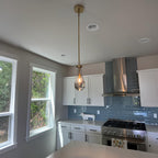 5 Inch Raindrop Glass Rod Pendant Light – Lachryma