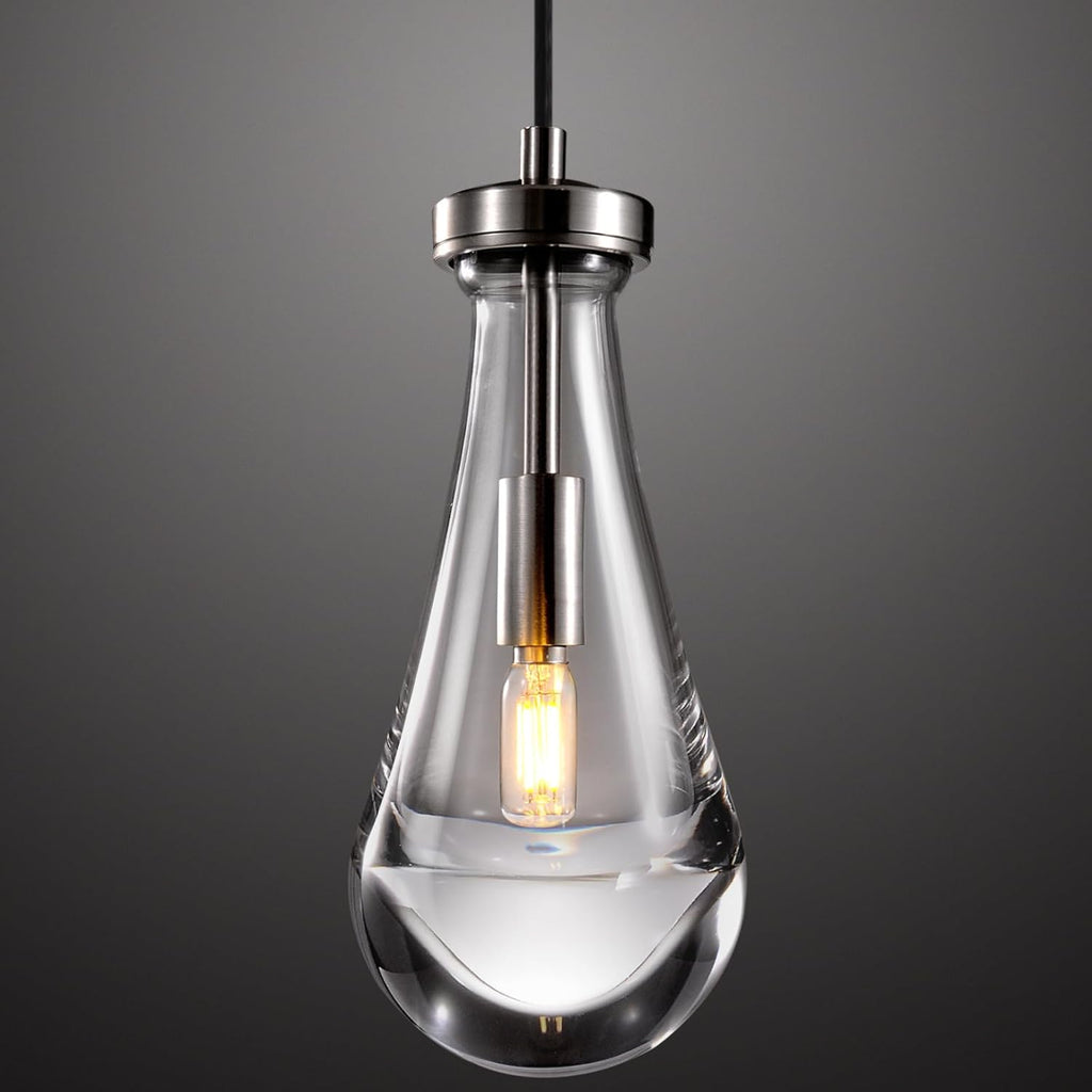 Raindrop Glass Pendant Light – Ava