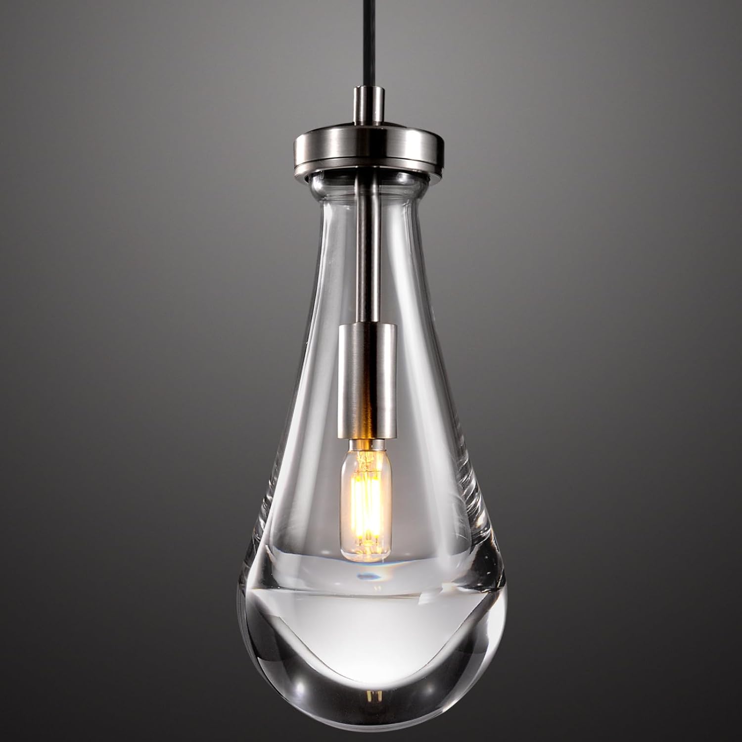 Raindrop Glass Pendant Light – Ava