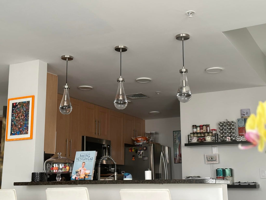 5 Inch Raindrop Glass Cord Pendant Light – Lachryma