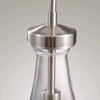 5 Inch Raindrop Glass Rod Pendant Light – Lachryma